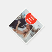 Serviette En Papier COOL ! Papier - Personnalisé (Coin)