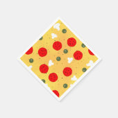 Serviette En Papier Cool plaisir pizza fête anniversaire de enfant (Coin)