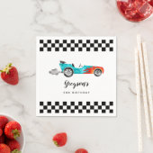 Serviette En Papier Cool Race Car Boy Fête d'anniversaire (En situation)