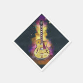 Serviette En Papier Cool Rock and Roll Band Guitare Art (Coin)