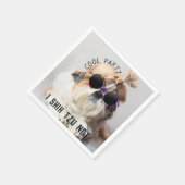 Serviette En Papier Cool Shih Tzu you Not fun jolie fête des lunettes  (Coin)