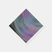 Serviette En Papier Cool Strata | Belle Agate bleu violet et or (Coin)