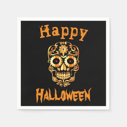 Serviette En Papier Cool unique serviettes Halloween (Devant)