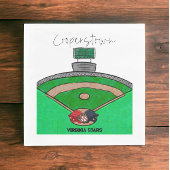 Serviette En Papier Cooperstown Field Team Party Personnalisé