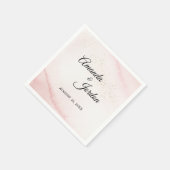 Serviette En Papier Coordonnée rose Sunrise Mountain Cocktail Napkin (Coin)