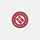 Serviette En Papier Copenhague Danemark (Coin)