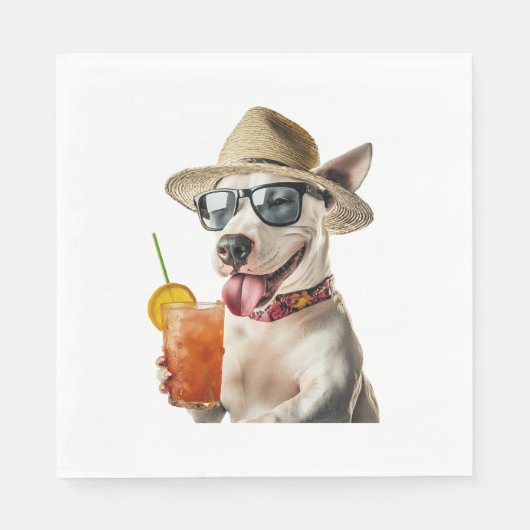Serviette En Papier Copie de Bull Terrier (Devant)