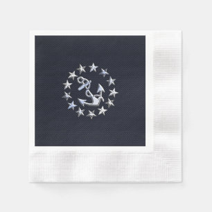 Serviette En Papier Copie nautique de drapeau de yacht de fibre de