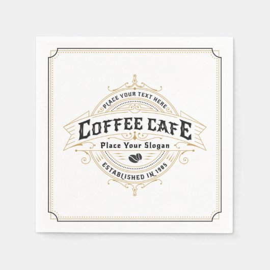 Serviette En Papier Copier Cafe NAFKIN (Devant)