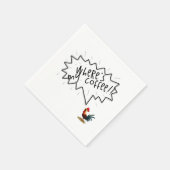 Serviette En Papier Coq de café (Coin)