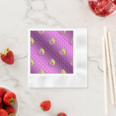 Serviette En Papier Coq de Métal (En situation)