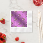 Serviette En Papier Coq de terre (En situation)