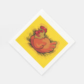 Serviette En Papier Coq en paille (Coin)