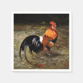 Serviette En Papier Coq/Gaulois/Rooster (Devant)