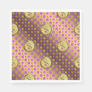 Serviette En Papier Coq Leo & Metal