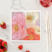 Serviette En Papier Coquelicots (En situation)