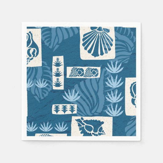 Serviette En Papier Coques sous-marines de Kua Bay Hawaiian (Devant)