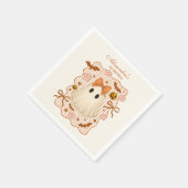 Serviette En Papier Coquette Lace Ghost Halloween 1st Birthday (Coin)