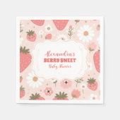 Serviette En Papier Coquette rose doux au Berry (Devant)