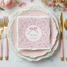 Coquette Toile rose Bow 1er anniversaire fille