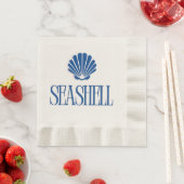 Serviette En Papier Coquillage (En situation)