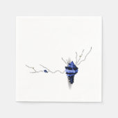 Serviette En Papier Coquillage côtier unique de Blue Murex (Devant)