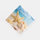 Serviette En Papier Coquillages (Coin)