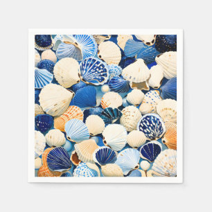 Serviette En Papier Coquillages marins d'été