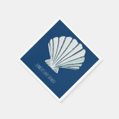 Serviette En Papier Coquille marine (Coin)