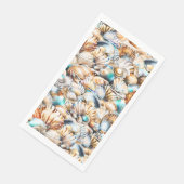 Serviette En Papier Coquille perle diamant côtier collage de sable (Coin)
