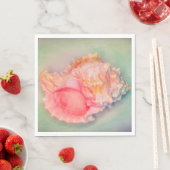 Serviette En Papier Coquille tropicale (En situation)