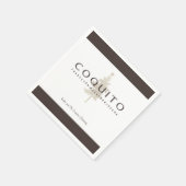 Serviette En Papier Coquito Tradicion Puertorriquena Publicité (Coin)