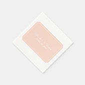 Serviette En Papier Corail Simplement Élégant Papier Serviettes (Coin)