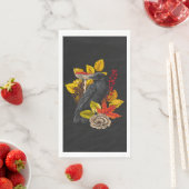 Serviette En Papier Corbeau 2 (En situation)
