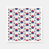 Serviette En Papier Coréen / Drapeau coréen /Corée du Sud (Devant)