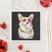 Serviette En Papier Corgi (En situation)