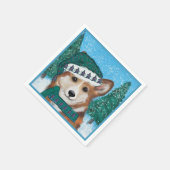 Serviette En Papier Corgi (Coin)
