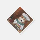 Serviette En Papier Corgi (Coin)