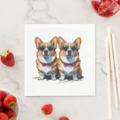 Serviette En Papier Corgi Dread Deluxe (En situation)