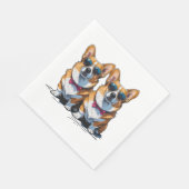 Serviette En Papier Corgi Dread Deluxe (Coin)