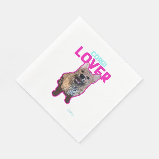 Serviette En Papier Corgi Lover (Coin)