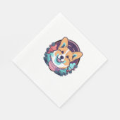 Serviette En Papier Corgi mûre (Coin)