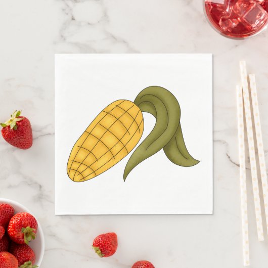 Serviette En Papier Corn Cob (En situation)
