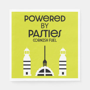 Serviette En Papier Cornish Pasties Cornwall