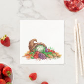 Serviette En Papier Cornucopia (En situation)