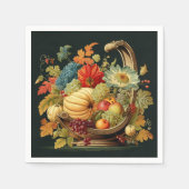 Serviette En Papier Cornucopia Harvest : Fête abondante (Devant)