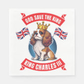 Serviette En Papier Coronation Cavalier King Charles (Devant)