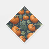 Serviette En Papier Correctif Citrouille feuillet (Coin)