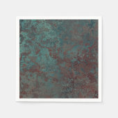 Serviette En Papier Corrosion "cuivre" papier serviettes (Devant)