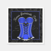 Serviette En Papier Corse bleue Flirty (Devant)